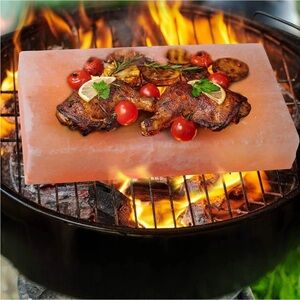 🩷 Himalayan Salt Cooking Tile Gourmet Serving Tray plate display Gift bbq grill